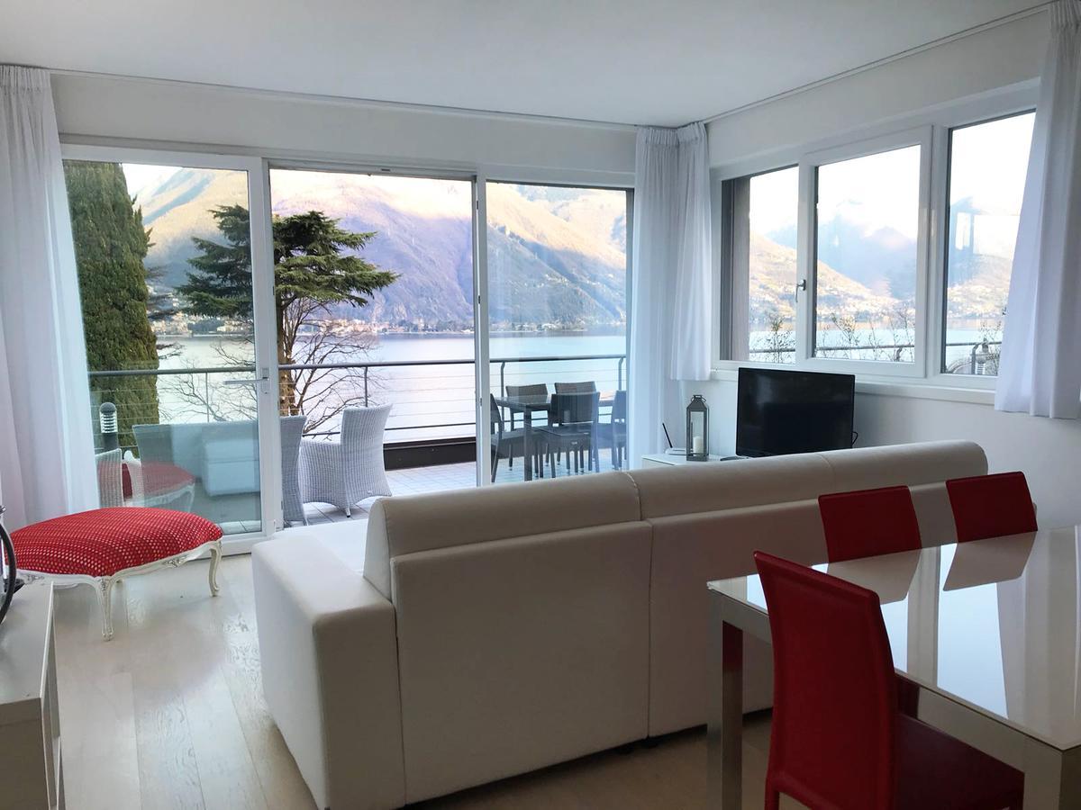 Baia Blu - Luxury Apartments With Pool Cremia Luaran gambar