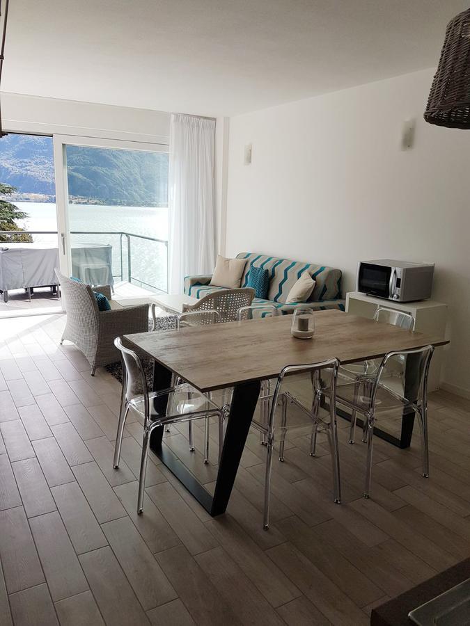 Baia Blu - Luxury Apartments With Pool Cremia Luaran gambar