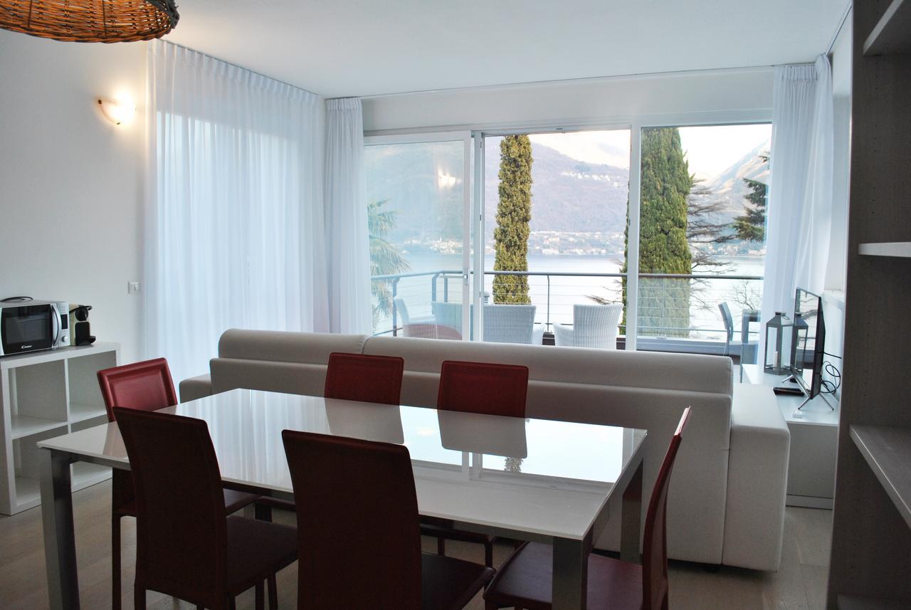 Baia Blu - Luxury Apartments With Pool Cremia Luaran gambar